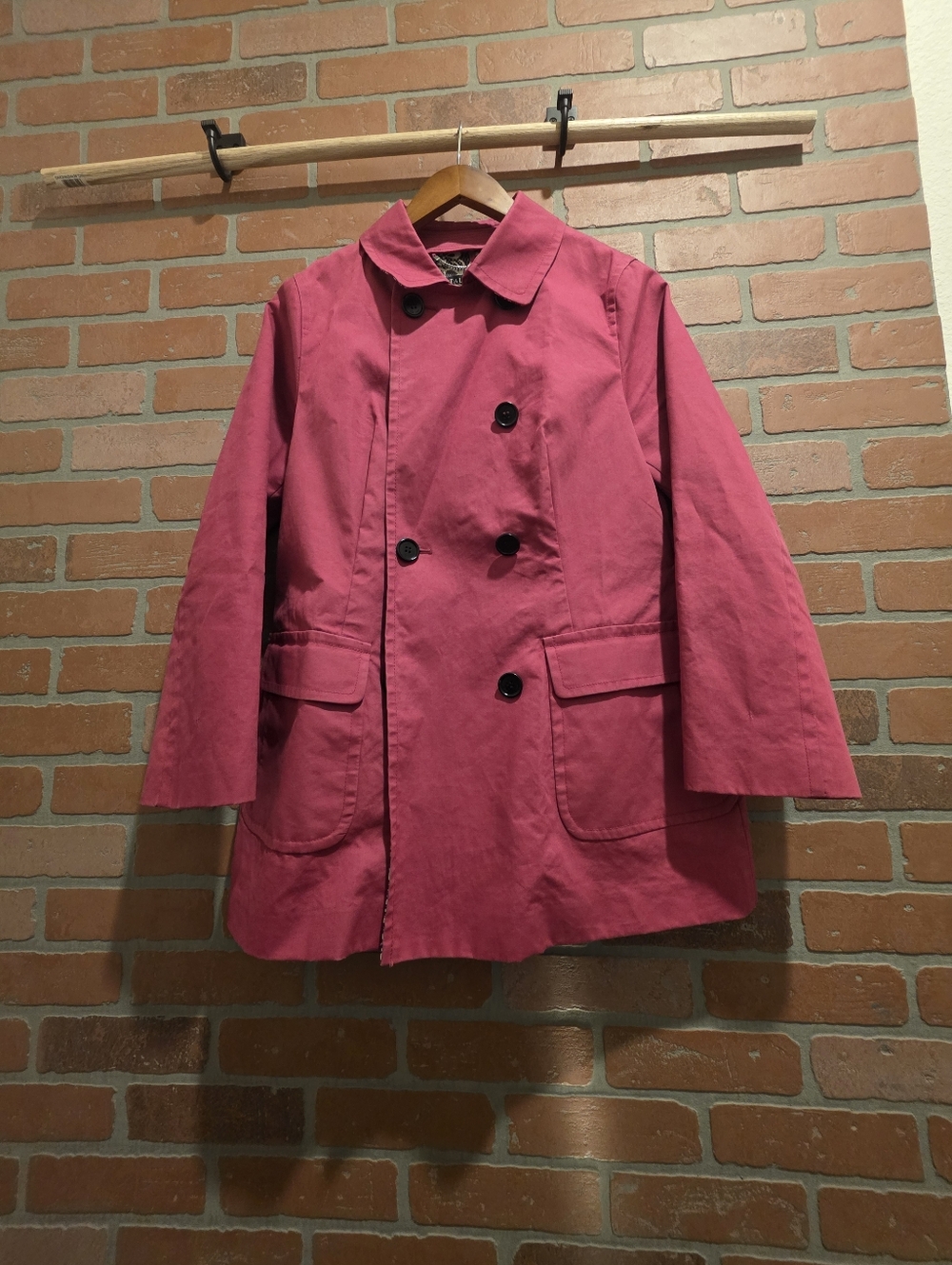 Talbots Women’s Double-Breasted Pink Coat Soze 10P  ‎   Sku 66